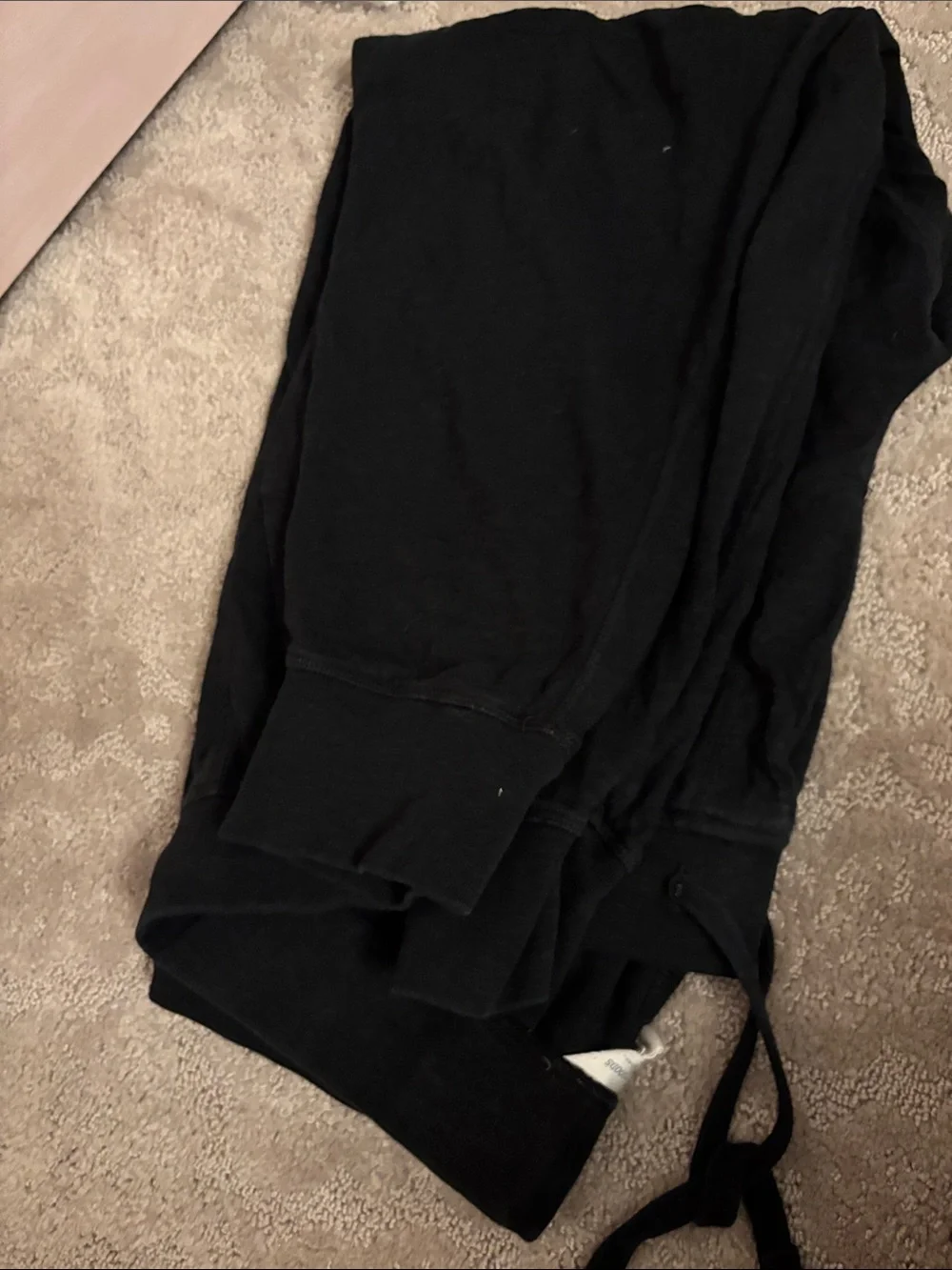 J. Crew Black Knit Pants with pocket - joggers lightweight
